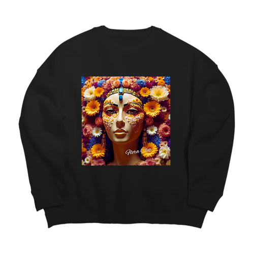 Flora Cleo「フローラ・クレオ」 Big Crew Neck Sweatshirt