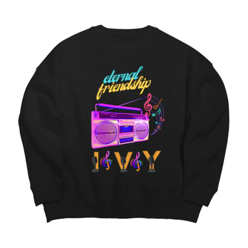 懐かしいラジカセ Big Crew Neck Sweatshirt