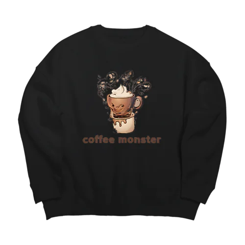 Coffee Monster Java Big Crew Neck Sweatshirt