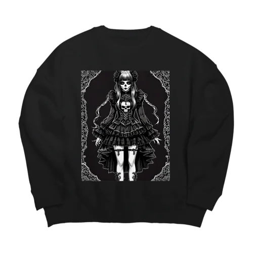 ロリータのつぶやき Big Crew Neck Sweatshirt