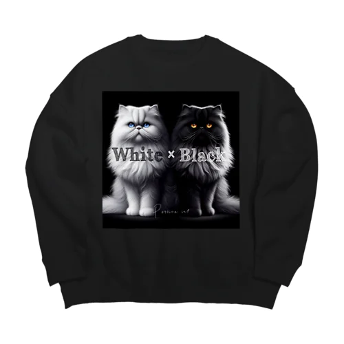 Persian cat Big Crew Neck Sweatshirt