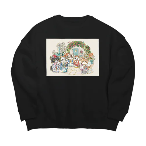 ベーカリーこげまるスタッフ御一行様 Big Crew Neck Sweatshirt