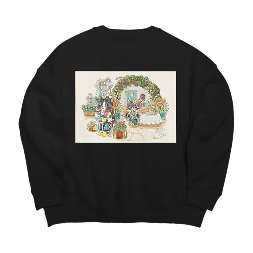 庭師　カイくんとテオくん Big Crew Neck Sweatshirt