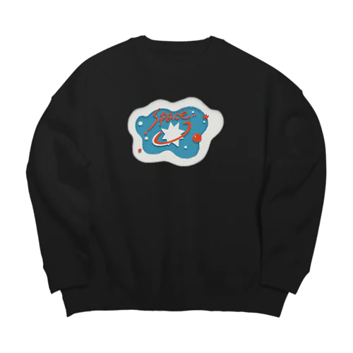 space Big Crew Neck Sweatshirt