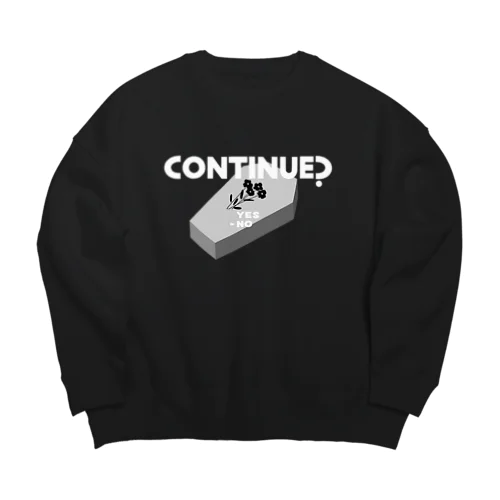 CONTINUE?(Type B) Big Crew Neck Sweatshirt