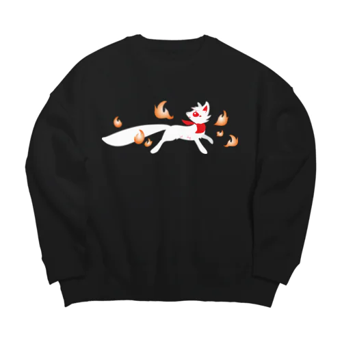 狐火夜行 Big Crew Neck Sweatshirt