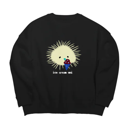 アイスうに(色反転) Big Crew Neck Sweatshirt