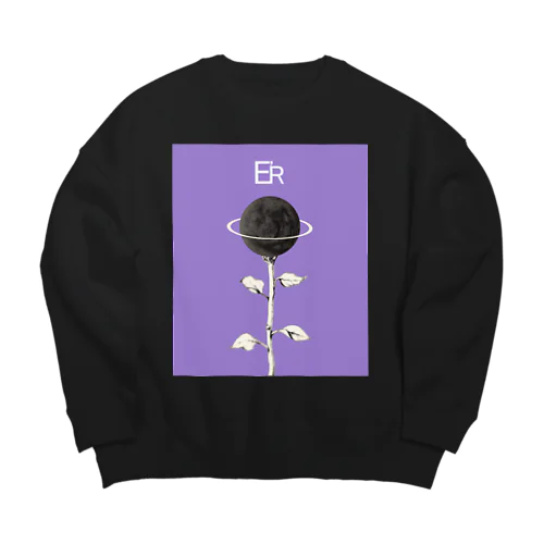 E' R　【ALAHT】 Big Crew Neck Sweatshirt