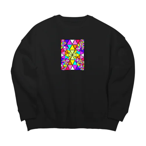 ステンドグラス Big Crew Neck Sweatshirt