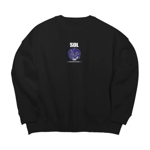 Fiery SOL Big Crew Neck Sweatshirt