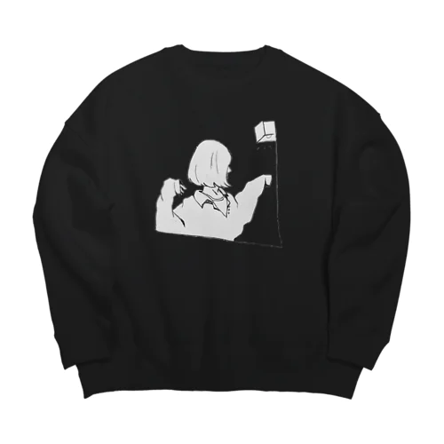 ボブの女の子 Big Crew Neck Sweatshirt