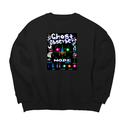 お化け探知機 Big Crew Neck Sweatshirt