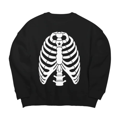 RIB STAR Big Crew Neck Sweatshirt