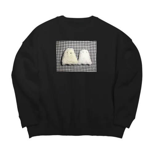 ゴーストおやこ Big Crew Neck Sweatshirt