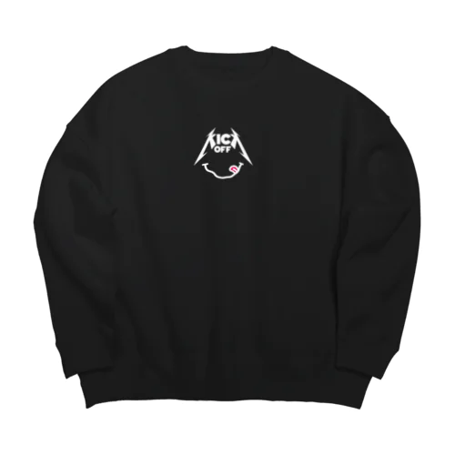 KICK OFFロゴ Big Crew Neck Sweatshirt