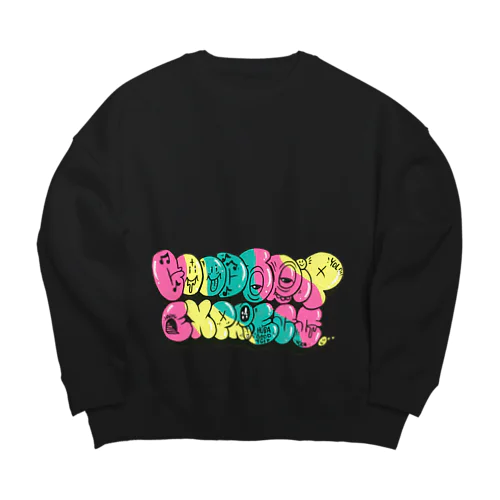 good trip express Big Crew Neck Sweatshirt