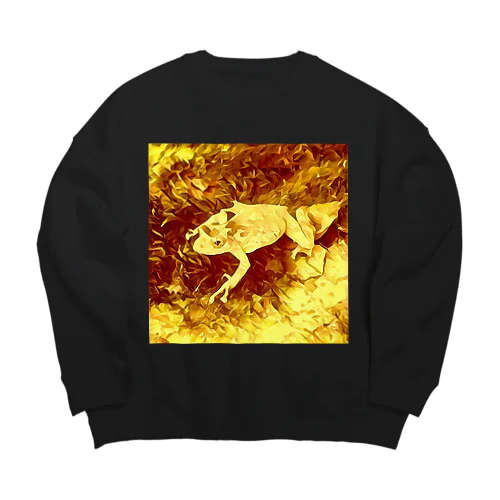 Fantastic Frog -Gold Version- Big Crew Neck Sweatshirt