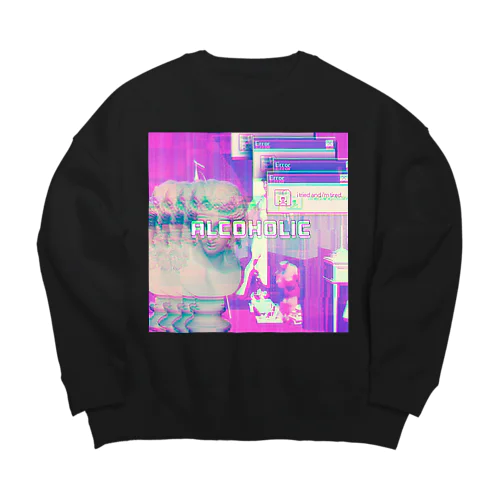 alcoholic Big Crew Neck Sweatshirt