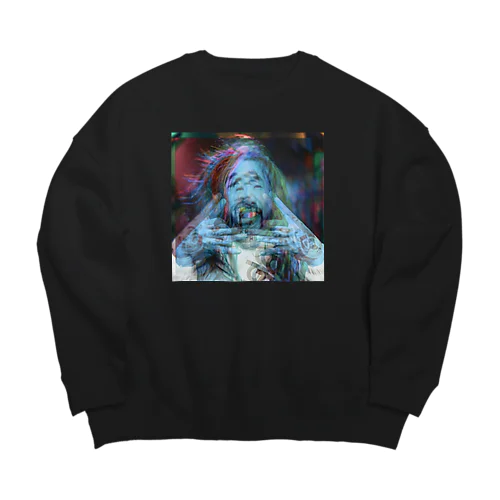 Figure Sweatshirt Big Crew Neck Sweatshirt