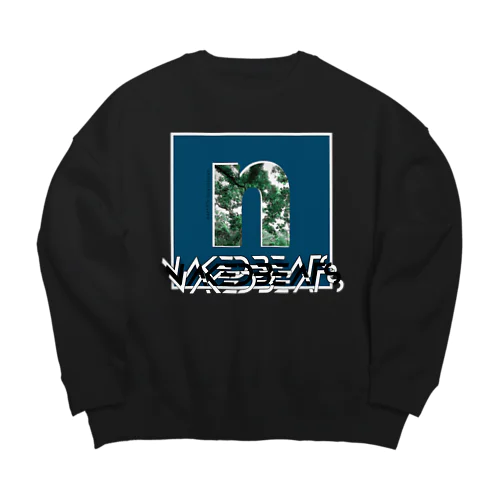 NAKEDBEATS/nature ビッグシルエットスウェット Big Crew Neck Sweatshirt