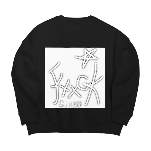 Fxxck*six999 Big Crew Neck Sweatshirt