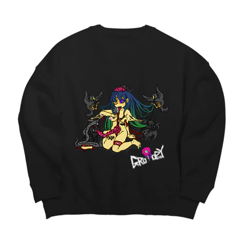 献身的な愛情表現 Big Crew Neck Sweatshirt