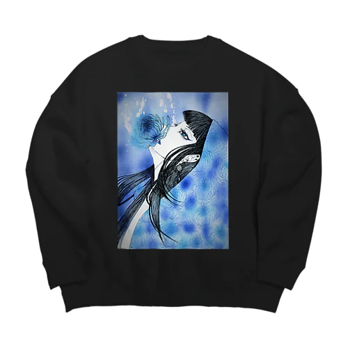 溺れたいわけじゃないんだ…ver.1 Big Crew Neck Sweatshirt