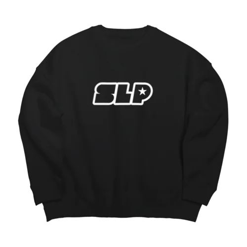 SLP★ビッグシルエット【ホワイトロゴ】 Big Crew Neck Sweatshirt