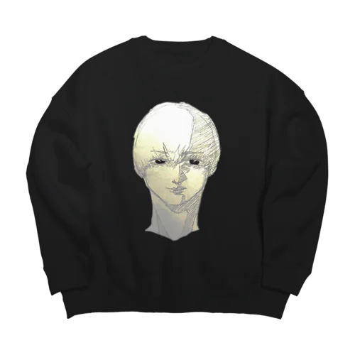 たくらみ Big Crew Neck Sweatshirt