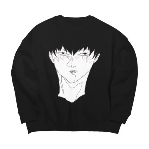 うたがい Big Crew Neck Sweatshirt