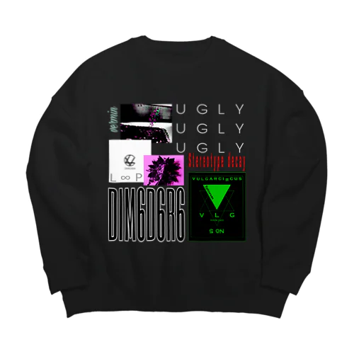 L∞P UGLY/DB_08 Big Crew Neck Sweatshirt