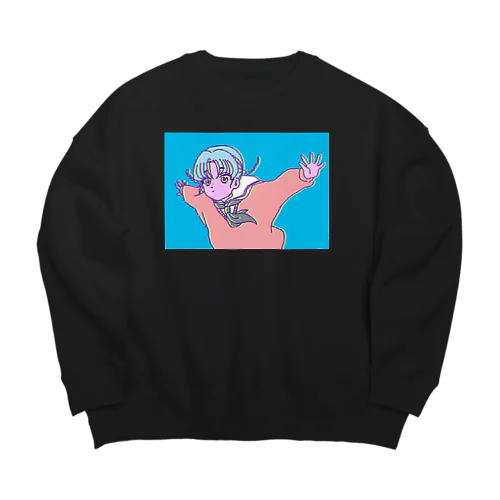 ジャンピン Big Crew Neck Sweatshirt