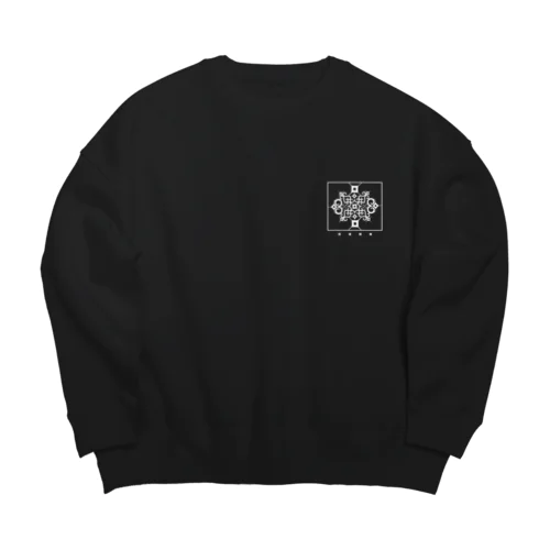 トランネクルー陰徳陽報 Big Crew Neck Sweatshirt