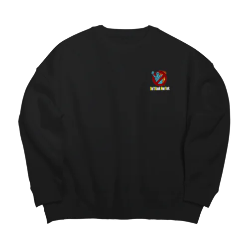 Don't　knock New York Big Crew Neck Sweatshirt