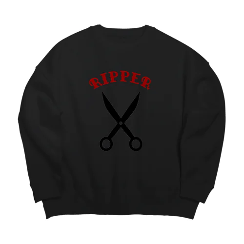 切り裂き野郎 Big Crew Neck Sweatshirt