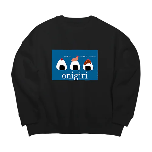 🍙 onigiri 🍙 Big Crew Neck Sweatshirt