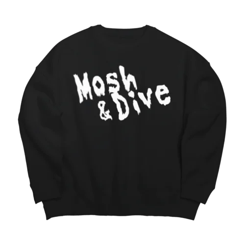 mosh,dive&circle Big Crew Neck Sweatshirt