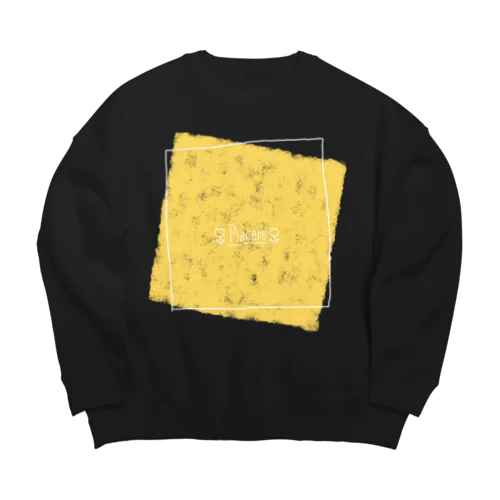 piacere_yellow Big Crew Neck Sweatshirt