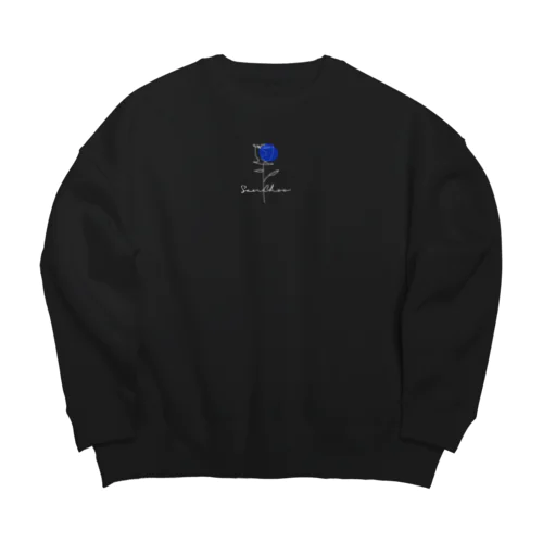 Rose San Choo Big Crew Neck Sweatshirt