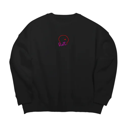 るい ぽんこつれっど Big Crew Neck Sweatshirt