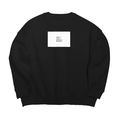 細い線を引く　GET WELL SOON Big Crew Neck Sweatshirt