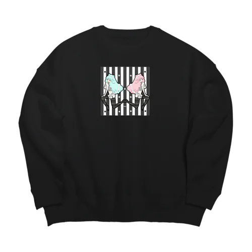 夢見るgirls Big Crew Neck Sweatshirt