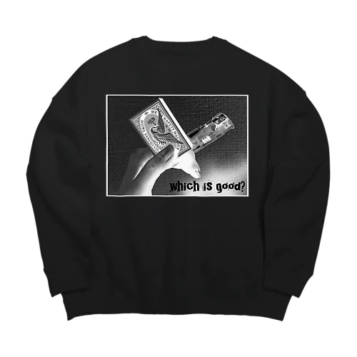 マッチ派？ライター派？(3) Big Crew Neck Sweatshirt