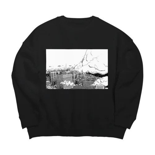 架空漫画ビッグスウェット Big Crew Neck Sweatshirt
