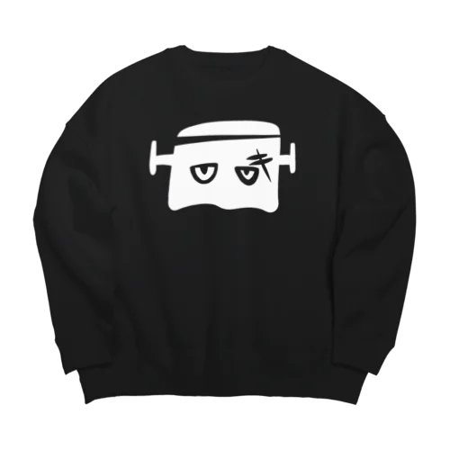 シンプルふらんけん Big Crew Neck Sweatshirt