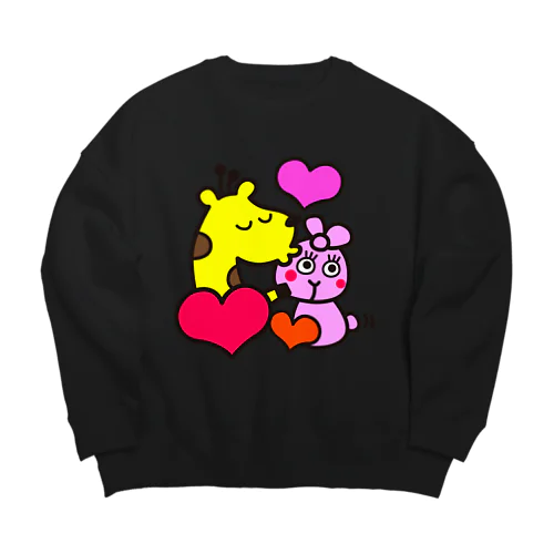 らぶらぶふうふ Big Crew Neck Sweatshirt