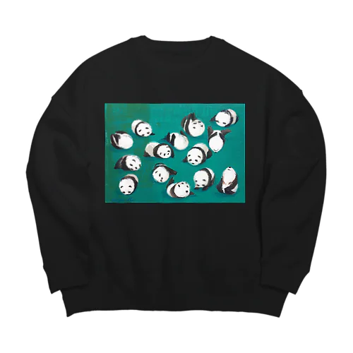 ゴロゴロパンダ Big Crew Neck Sweatshirt