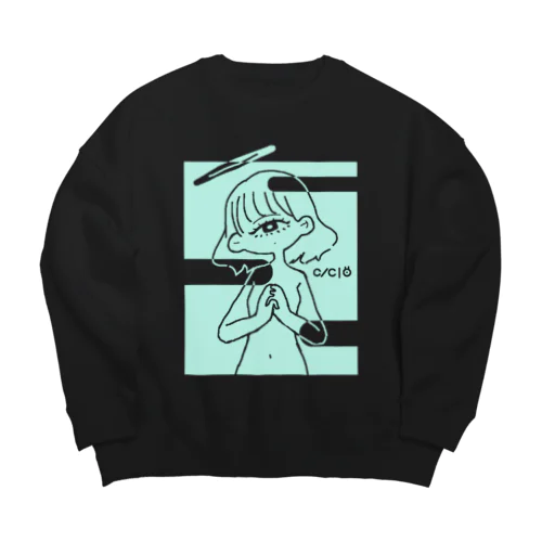 祈りを華を-形 Big Crew Neck Sweatshirt