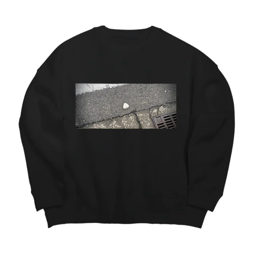 道に落ちてるおにぎり Big Crew Neck Sweatshirt