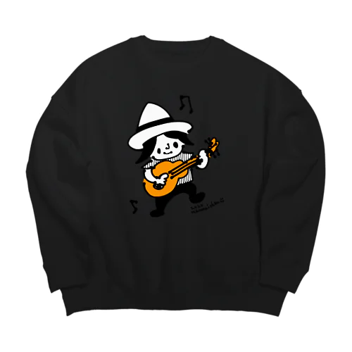 アコギくん Big Crew Neck Sweatshirt